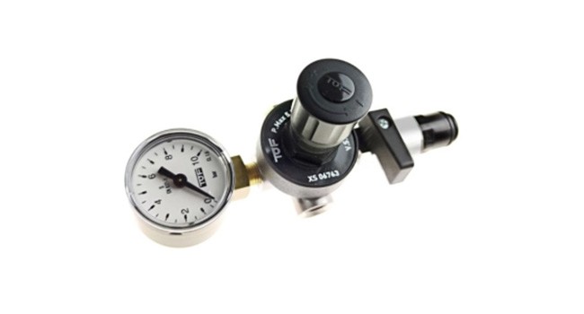 REDUKČNÍ VENTIL CO₂ MINI + kohout + spojka 8mm