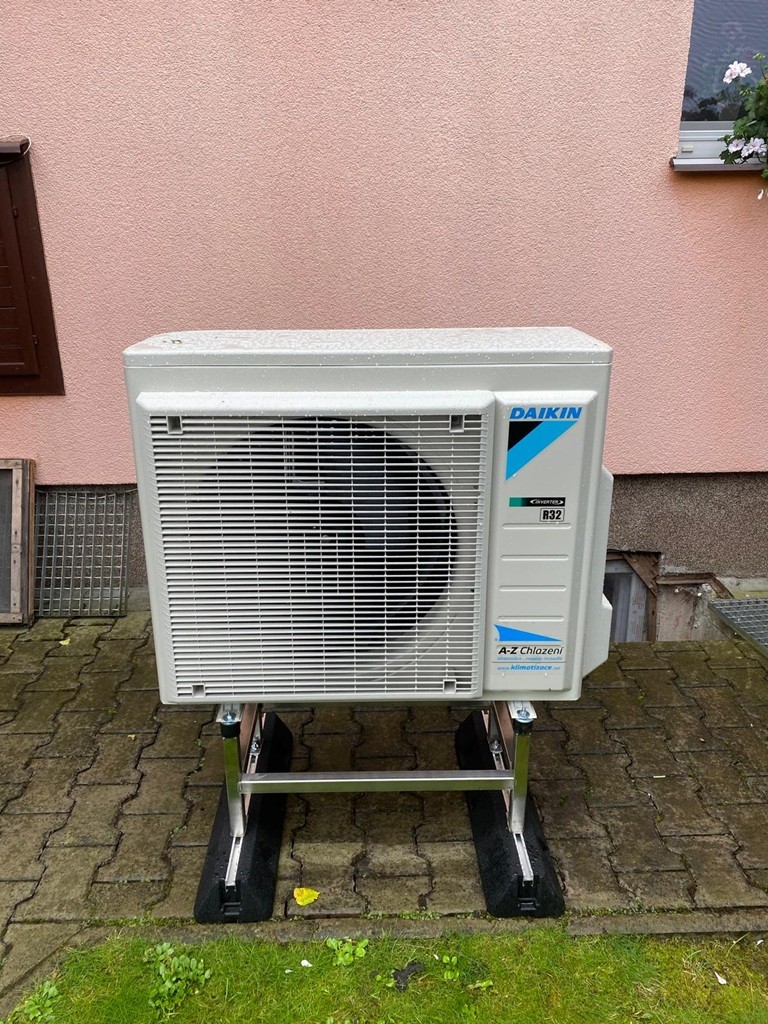 Instalace tepelného čerpadla Daikin ERGA 08 - Starý Ples